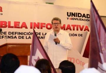 Monreal lleva a cabo su asamblea informativa en Tabasco