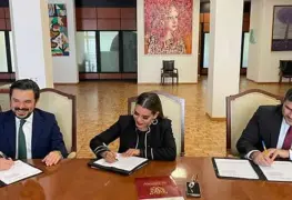 Zoé Robledo, Evelyn Salgado y Calderón Alipi firman convenio para implementar modelo IMSS Bienestar en Guerrero