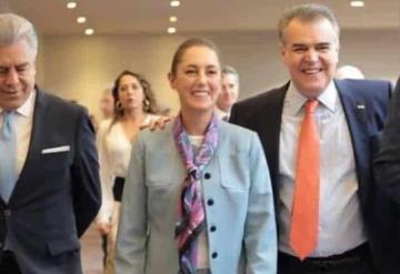 Claudia Sheinbaum sostuvo un encuentro con cerca de 200 integrantes de todos los organismos del Consejo Coordinador Empresarial (CCE) del país