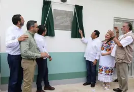 Inauguran remodelación de Unidad de Salud del IMSS-Bienestar Cacalchén como parte del Plan Integral de Desarrollo del Tren Maya