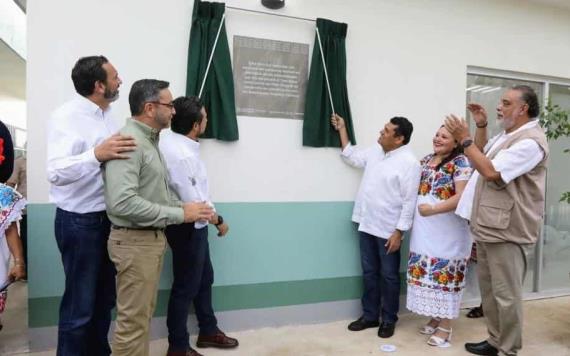 Inauguran remodelación de Unidad de Salud del IMSS-Bienestar Cacalchén como parte del Plan Integral de Desarrollo del Tren Maya