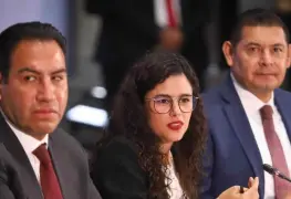 Luisa María Alcalde se reúne con legisladores de MORENA