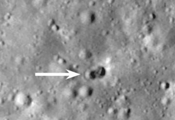 NASA revela posible nuevo cráter en la Luna por impacto de sonda rusa