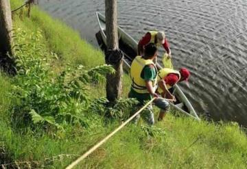 Hallan cadáver flotando en Cunduacán