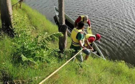 Hallan cadáver flotando en Cunduacán