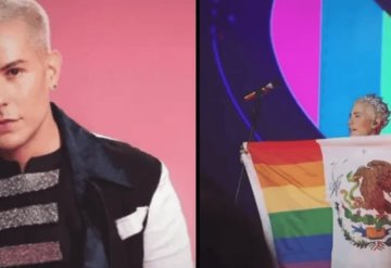 ¿Será multado? Ésta sería la sanción que Christian Chavez enfrentaría por fusionar la bandera de México con la LGBTQ+