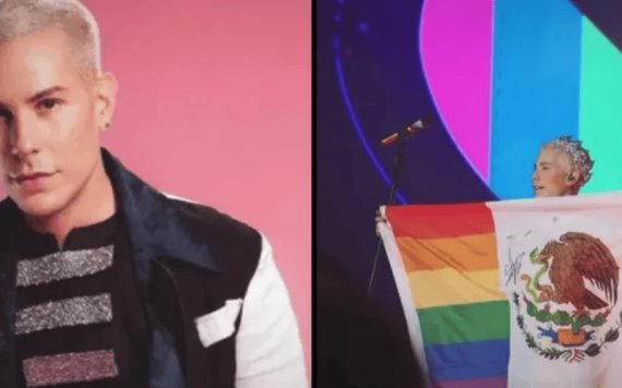 ¿Será multado? Ésta sería la sanción que Christian Chavez enfrentaría por fusionar la bandera de México con la LGBTQ+