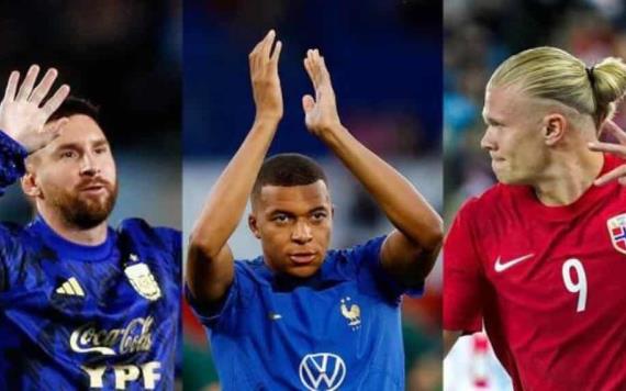 Messi, Haaland, Mbappé, entre los nominados al The Best 2023