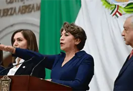 Delfina G&oacute;mez tom&oacute; posesi&oacute;n como gobernadora del Edomex