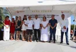 Realizan en Comalcalco sensacional Desfile para conmemorar el 213 aniversario del inicio de la Independencia de México