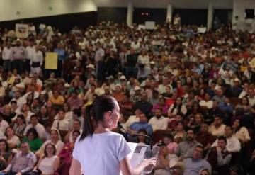 Claudia Sheinbaum es recibe un gran apoyo en el estado de Sonora