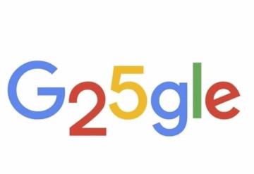 ¡Feliz cumpleaños, Google! Con divertido Doodle celebran su aniversario 25