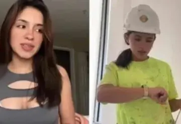Joven latina se hace viral tras revelar que gana 17 mil pesos a la semana pintando casas en EU