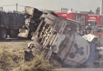 Aparatoso accidente en la México-Pachuca, deja un muerto y un herido