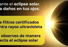 El Daño por ver el eclipse directamente puede ser grave