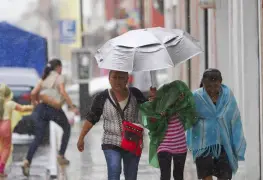 Ciclón tropical Lidia se localizarán en tierra sobre el occidente del país