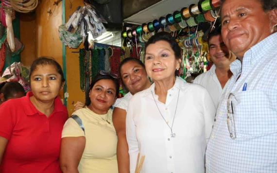 Gran labor de los comerciantes, trabajando por el desarrollo de Cárdenas: Yolanda Osuna