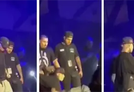 Agreden a Santa Fe Klan en concierto &iexcl;ahora le aventaron un vaso con hielo!; as&iacute; reaccion&oacute;