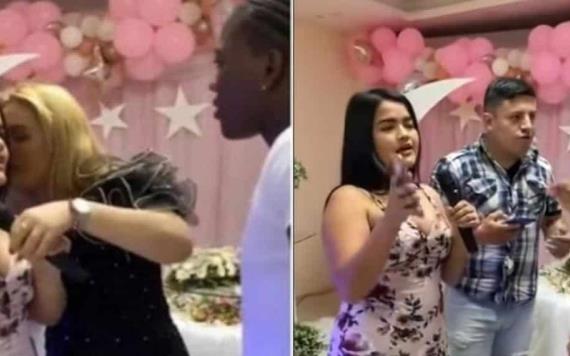 Joven descubre que su novio le fue infiel con su mamá y los deja en evidencia en plena fiesta