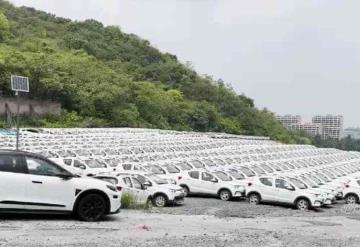 Cementerios de autos eléctricos en China