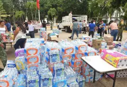 A través de la SEDENA, tabasqueños envían ayuda a damnificados de guerrero