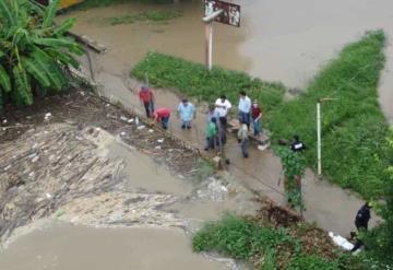 Evalúan afectaciones por lluvias en Jalapa