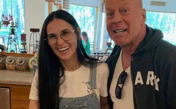 Salud de Bruce Willis se deteriora; afirman que no reconoce a Demi Moore