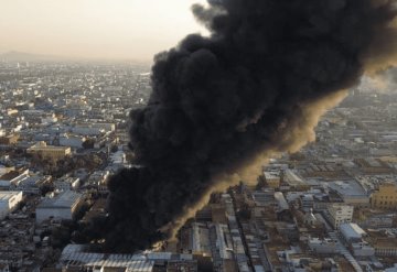 Incendio en Tepito deja grandes daños