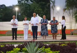 Inauguran gobernador y alcaldesa rehabilitación de los parques Manuel Mestre y La Estrella