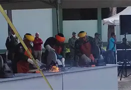 Destruyen material b&eacute;lico