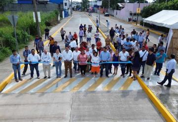 Gobierno de Cunduacán inaugura obra en Periférico