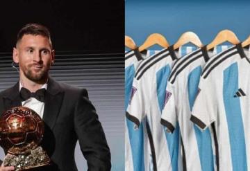 Seis camisetas usadas por Lionel Messi en Catar se subastan por 7.8 mdd