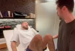 Neymar sufre y llora durante su rehabilitación