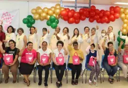 Entrega Voluntariado del IMSS en Tabasco prótesis artesanales de mama y sillas de ruedas a pacientes