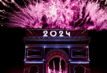 VIDEO: Momento distópico del fin de año en París: ni una persona disfrutando