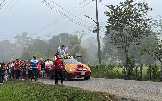 Celebran al Cristo Negro en Iglesia de Cunduacán