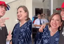 Tras pol&eacute;mico video, Santa Fe Klan dice que no conoc&iacute;a a X&oacute;chitl G&aacute;lvez