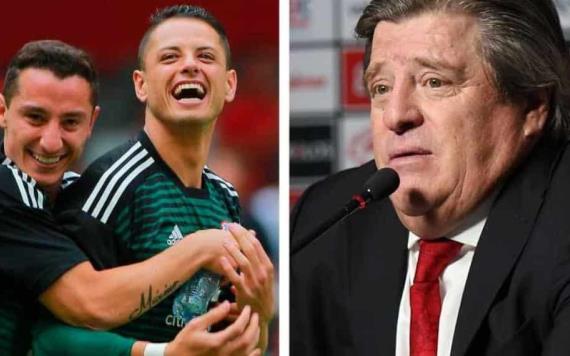 Miguel Herrera demerita el regreso de Chicharito Hernández y Andrés Guardado a la Liga MX