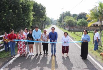 Gobierno de Cunduacán entrega obra en el sector La Candelaria