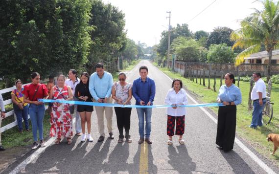 Gobierno de Cunduacán entrega obra en el sector La Candelaria