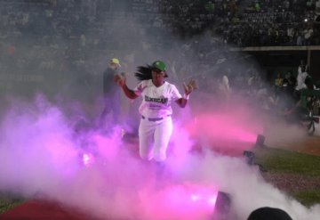 Ceremonia de inicio de la Liga Mexicana de Softbol en Tabasco