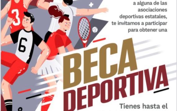 Convoca Gobierno de Centro a obtención de Becas Deportivas 2024