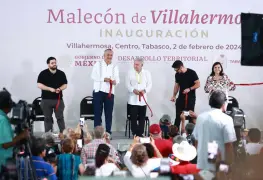 López Obrador hace realidad un sueño con la inauguración del nuevo Malecón de Villahermosa