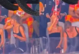 Taylor Swift gana concurso de tomar cerveza en el Super Bowl LVIII