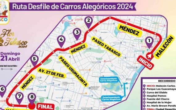 Desfile de Carros Alegóricos 2024 recorrerá ruta tradicional, el próximo 21 de abril