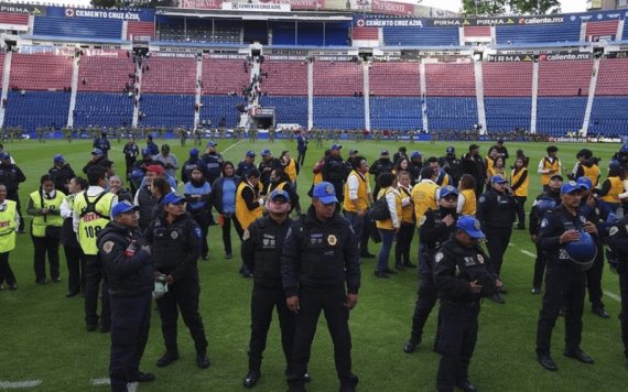 Previo al duelo entre Cruz Azul y Tigres, así se vivió el sismo en el Estadio Ciudad de los Deportes