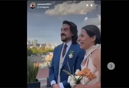 Alerta s&iacute;smica interrumpe boda en penthouse de la CDMX 