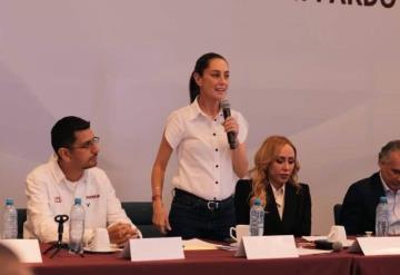 Claudia Sheinbaum presenta sus compromisos para ciudad Juárez ante empresarios de chihuahua