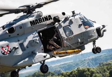 Explota helicóptero de la Marina en Michoacán; hay tres muertos