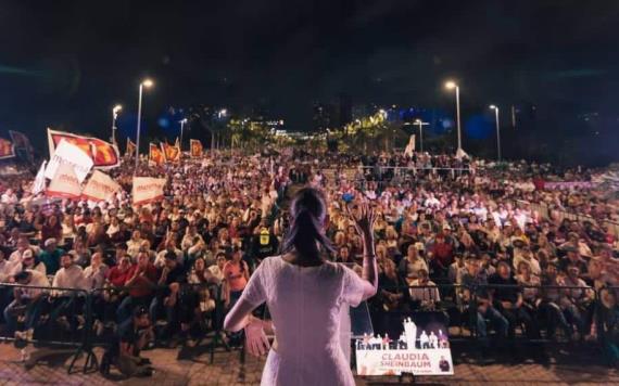 "Las cosas se hacen bien y de manera honesta": Claudia Sheinbaum va por la desprivatización del agua en Cancún, Quintana Roo